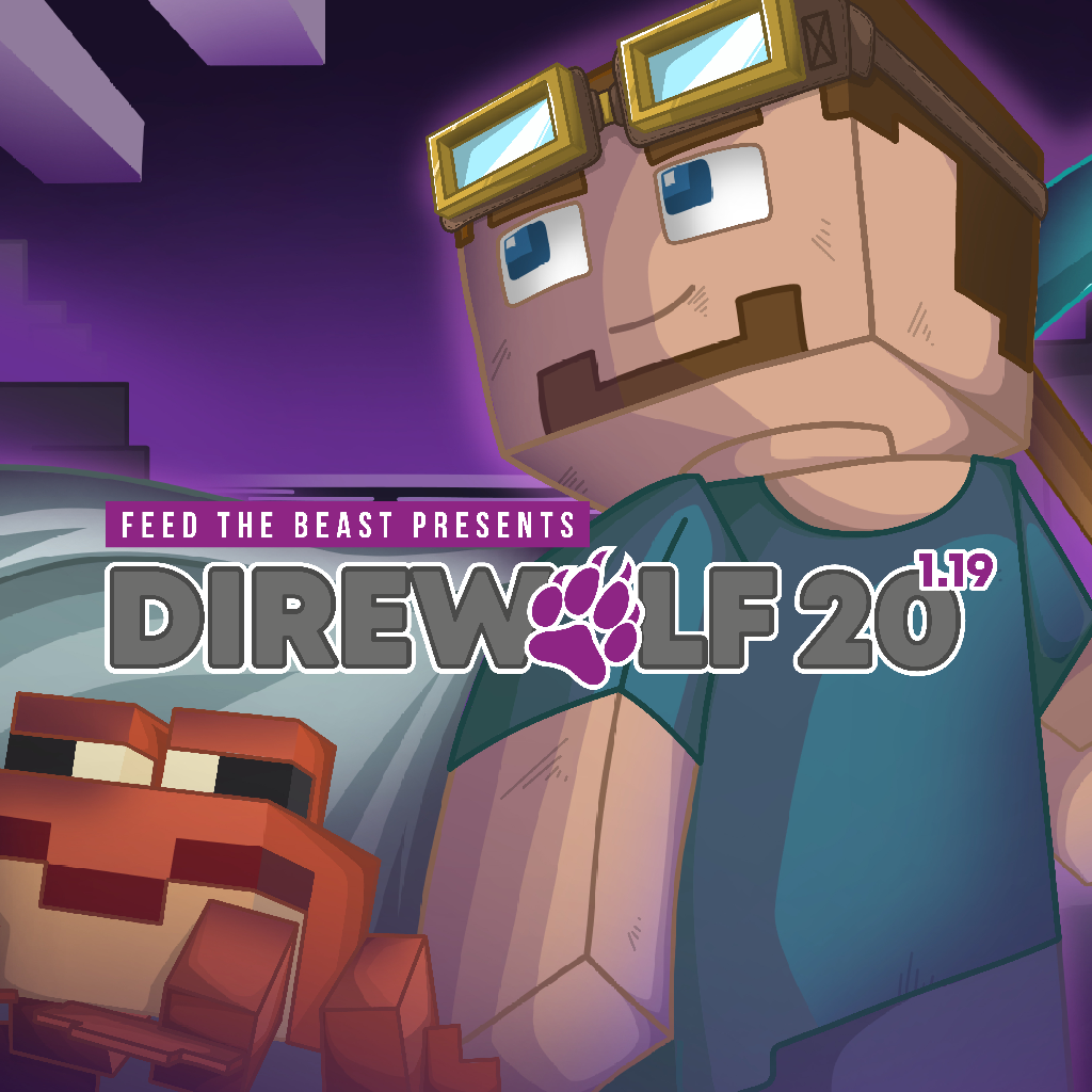 FTB Presents Direwolf20 1.19 Art